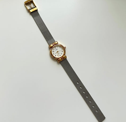 Cenere Gold Bow Detail Watch